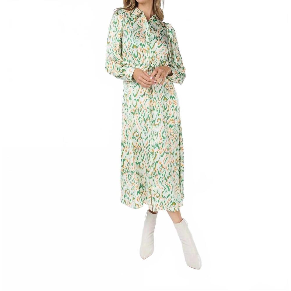 NEW ESQUALO liv long dress in multi